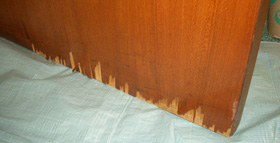 施工前：木製扉