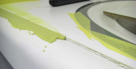 施工前：洗面台