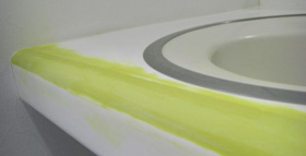 施工中：洗面台